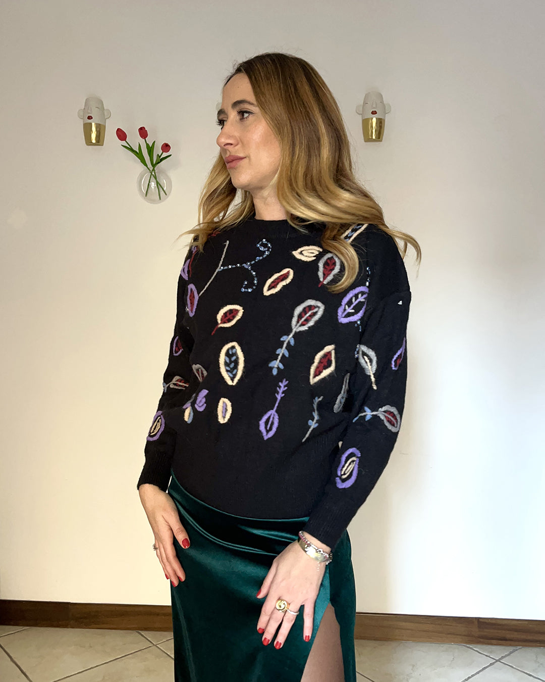 Maglione petali