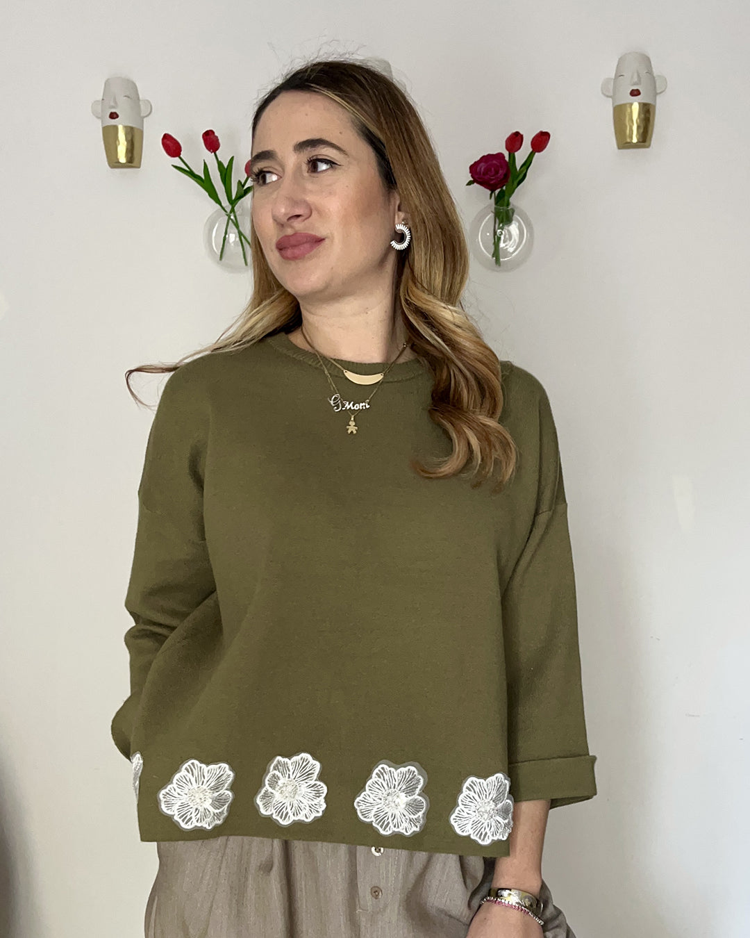 Maglioncino Fiori