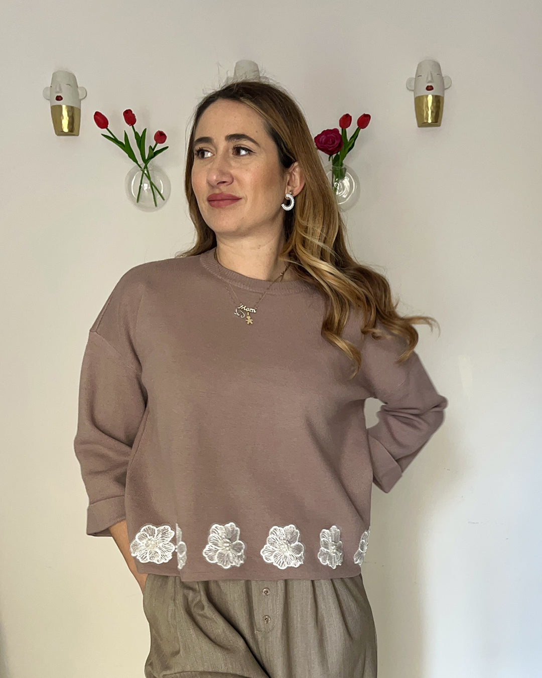 Maglioncino Fiori
